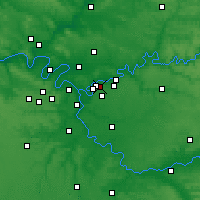Nearby Forecast Locations - Шан-сюр-Марн - карта