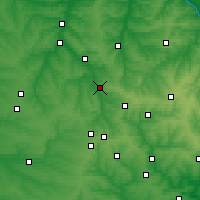 Nearby Forecast Locations - Торецк - карта