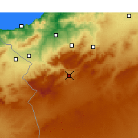 Nearby Forecast Locations - Sebdou - карта