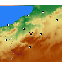 Nearby Forecast Locations - Chetouane - карта
