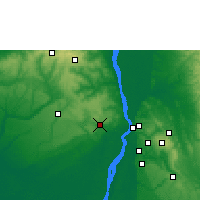 Nearby Forecast Locations - Огваши-Уку - карта