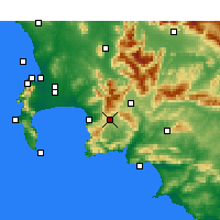 Nearby Forecast Locations - Грабоу - карта