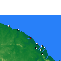 Nearby Forecast Locations - Куру - карта