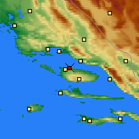 Nearby Forecast Locations - Супетар - карта