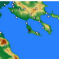Nearby Forecast Locations - Касандрия - карта