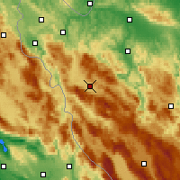 Nearby Forecast Locations - Босански-Петровац - карта