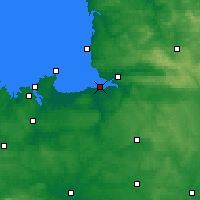 Nearby Forecast Locations - Мон-Сен-Мишель - карта