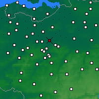 Nearby Forecast Locations - Дендермонде - карта