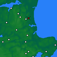 Nearby Forecast Locations - Bælum - карта