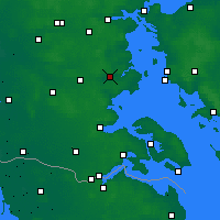 Nearby Forecast Locations - Хадерслев - карта