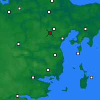 Nearby Forecast Locations - Хиннеруп - карта