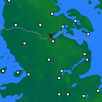 Nearby Forecast Locations - Kruså - карта