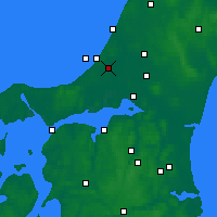 Nearby Forecast Locations - Pandrup - карта