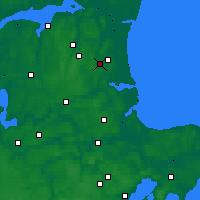 Nearby Forecast Locations - Terndrup - карта