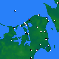 Nearby Forecast Locations - Tisvilde - карта
