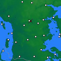 Nearby Forecast Locations - Vejen - карта