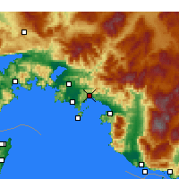 Nearby Forecast Locations - Göcek - карта