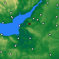 Nearby Forecast Locations - Бристоль (аэропорт) - карта