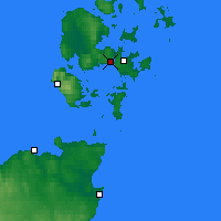 Nearby Forecast Locations - Оркнейские острова - карта