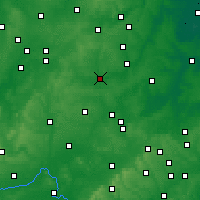 Nearby Forecast Locations - Нортгемптон - карта