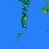 Nearby Forecast Locations - Hebrides S - карта