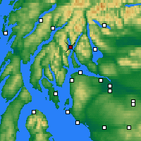 Nearby Forecast Locations - Loch Goil - карта