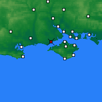 Nearby Forecast Locations - Лимингтон - карта