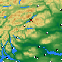Nearby Forecast Locations - Лох-Тей - карта