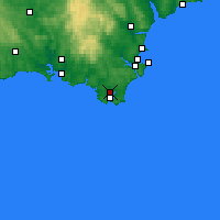 Nearby Forecast Locations - Кингсбридж - карта