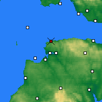 Nearby Forecast Locations - Ilfracombe - карта