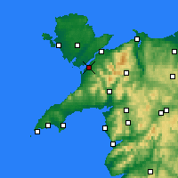 Nearby Forecast Locations - Карнарвон - карта