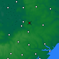 Nearby Forecast Locations - Тетфорд - карта