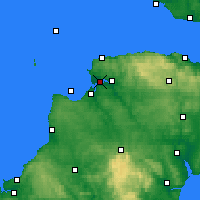 Nearby Forecast Locations - N-Devon - карта