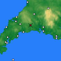 Nearby Forecast Locations - Liskeard - карта