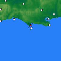 Nearby Forecast Locations - Weymouth - карта