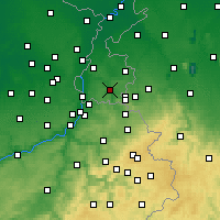 Nearby Forecast Locations - Гюлпен-Виттем - карта