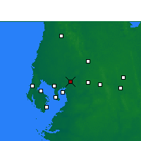 Nearby Forecast Locations - Манго - карта