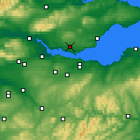 Nearby Forecast Locations - Данфермлин - карта