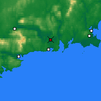 Nearby Forecast Locations - Уотерфорд - карта