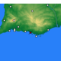 Nearby Forecast Locations - Куартейра - карта