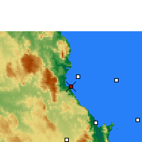 Nearby Forecast Locations - Fourmile Beach - карта