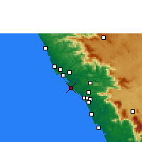 Nearby Forecast Locations - Каннур - карта