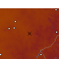 Nearby Forecast Locations - Botshabelo - карта