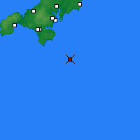 Nearby Forecast Locations - Lizard Point - карта