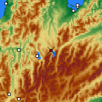 Nearby Forecast Locations - Lake Rotoiti - карта