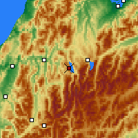 Nearby Forecast Locations - Lake Rotoroa - карта