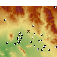 Nearby Forecast Locations - Phoenix Deer V. - карта