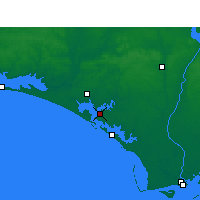 Nearby Forecast Locations - Панама-Сити - карта