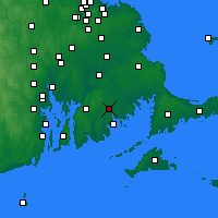 Nearby Forecast Locations - Нью-Бедфорд - карта