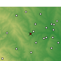 Nearby Forecast Locations - Форт-Уэрт - карта